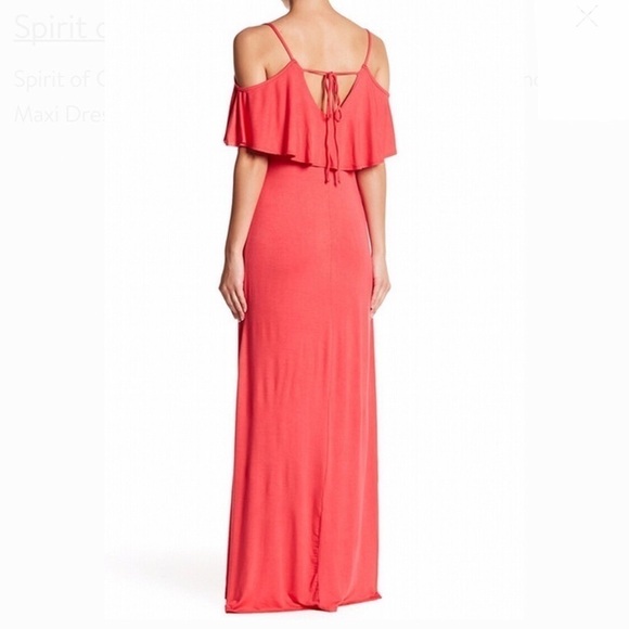 𝅺{NORDSTROM} Spirit of Grace Cold Shoulder Dress - Picture 2 of 5